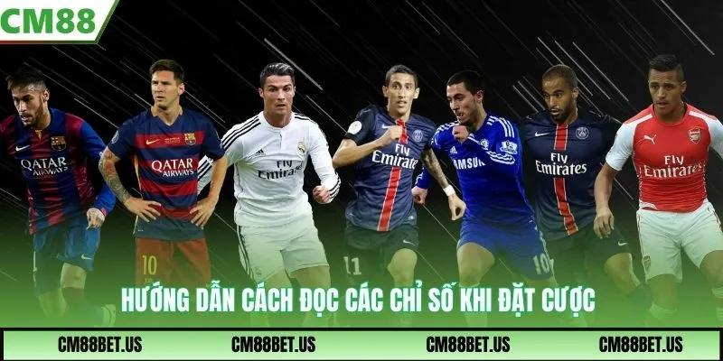 Hướng dẫn cách đọc các chỉ số khi đặt cược